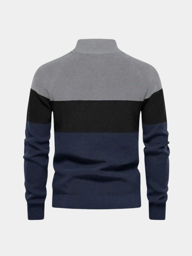Essential Knit Zipper Sweater - Casa  Laro CASA LARO