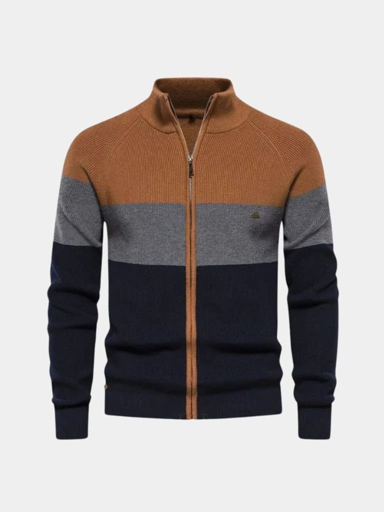 Essential Knit Zipper Sweater - Casa  Laro CASA LARO