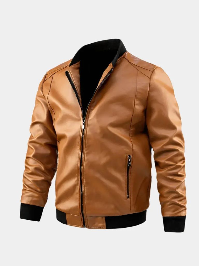 Essential Leather Jacket - Casa  Laro CASA LARO