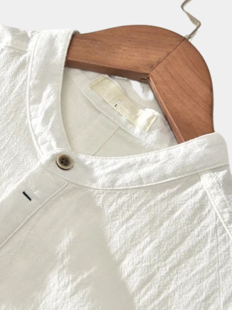Essential Short Sleeve Linen Shirt - Casa  Laro CASA LARO