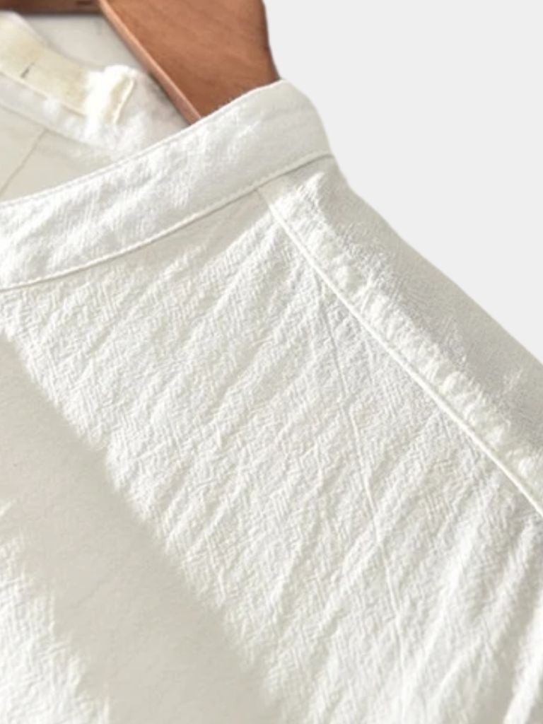 Essential Short Sleeve Linen Shirt - Casa  Laro CASA LARO