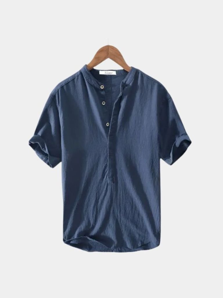 Essential Short Sleeve Linen Shirt - Casa  Laro CASA LARO