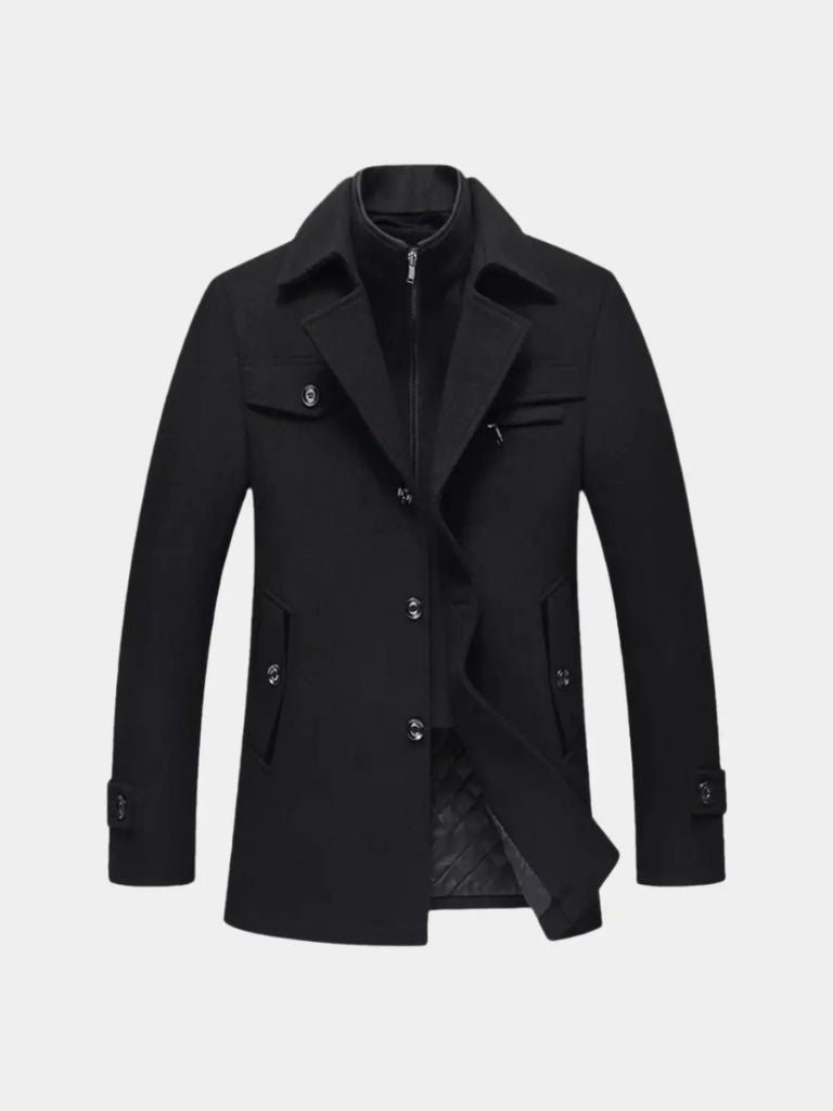 Essential Wool Blend Coat - Casa  Laro CASA LARO