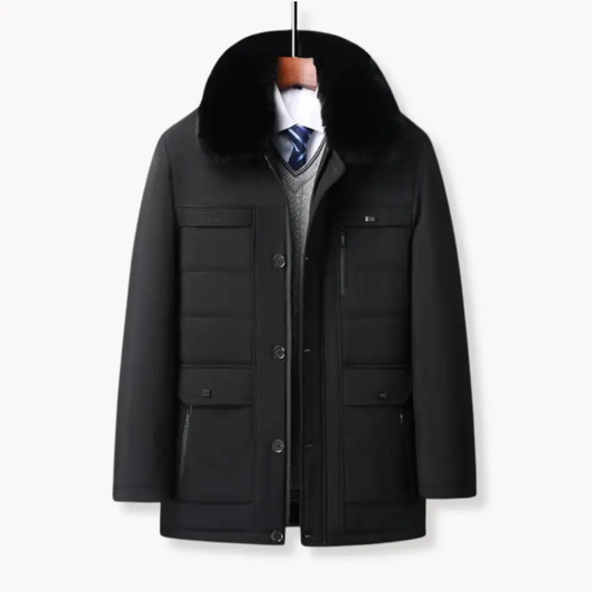 Faux Fur Collar - Coat CASA LARO