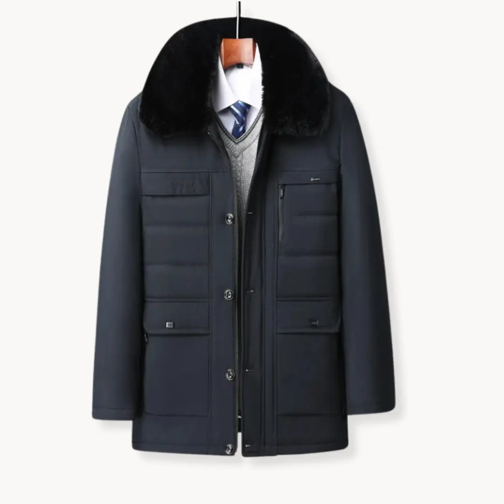 Faux Fur Collar - Coat CASA LARO