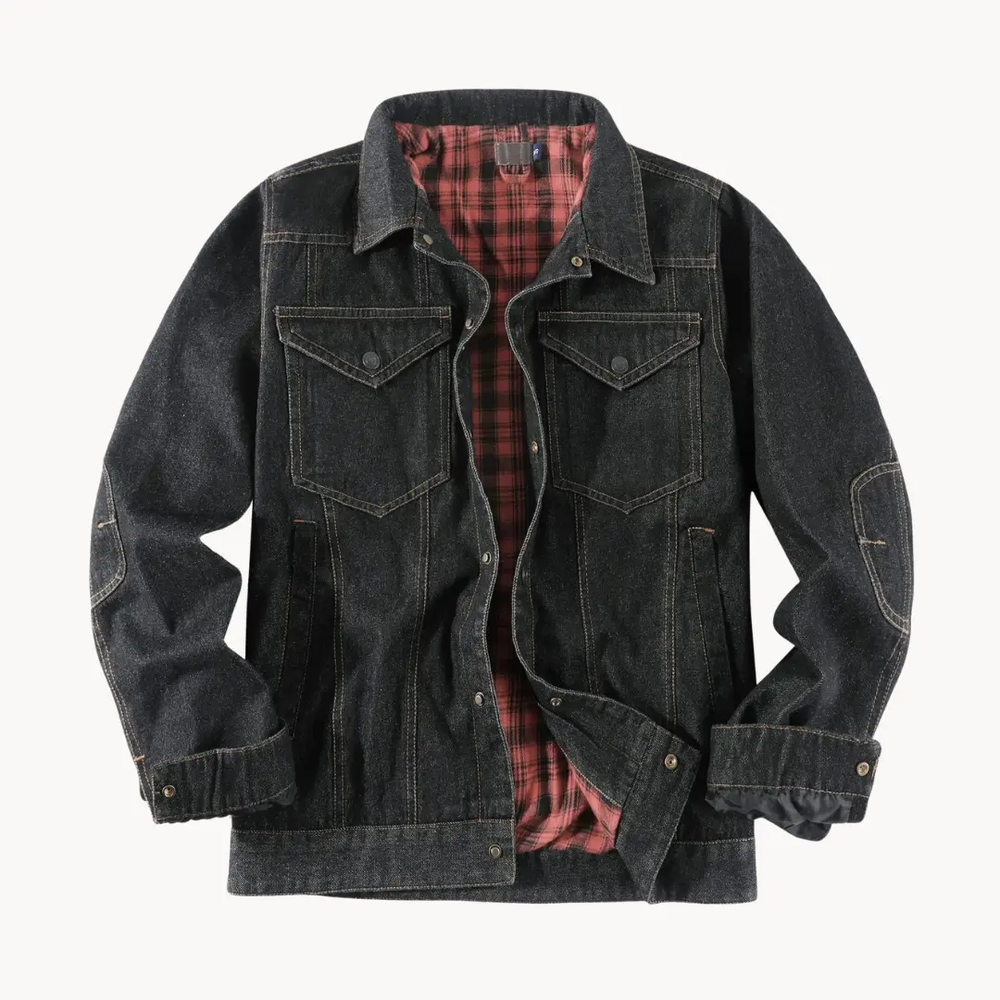 Flannel Lined Button-Front - Shirt Jacket CASA LARO