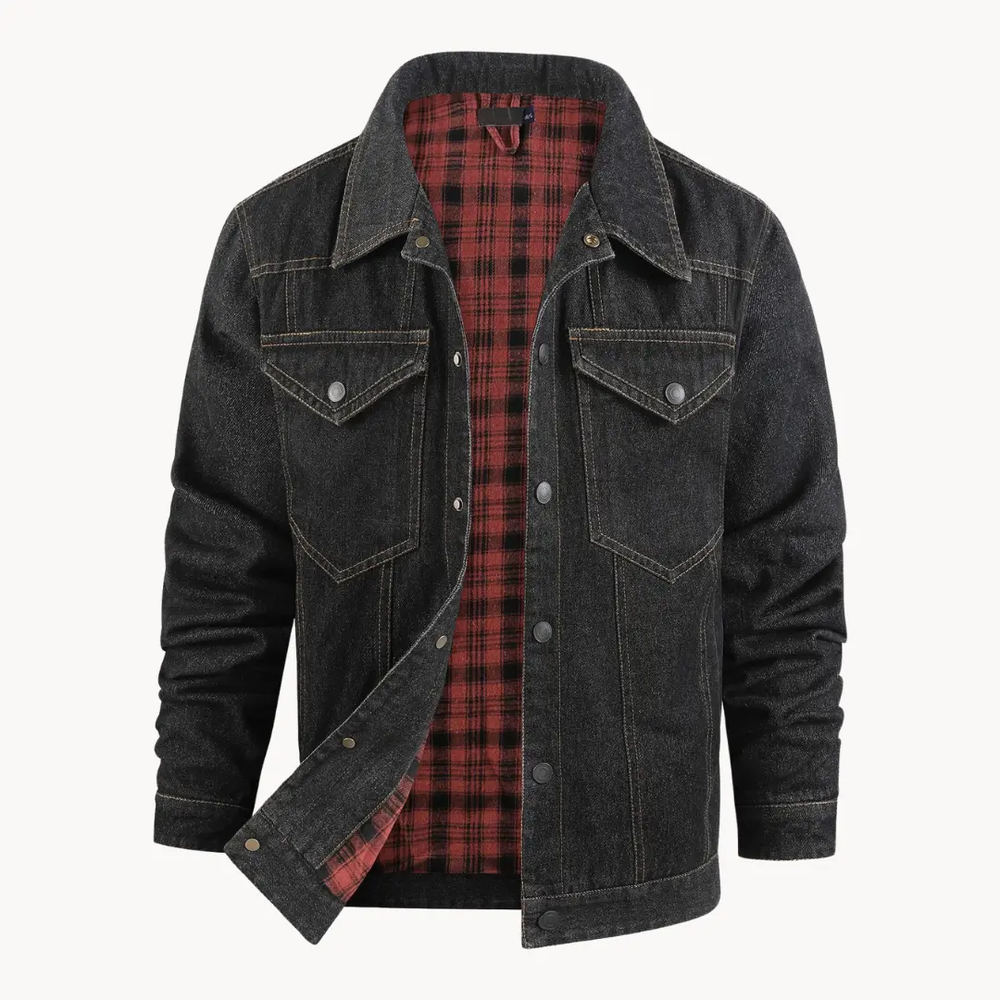Flannel Lined Button-Front - Shirt Jacket CASA LARO