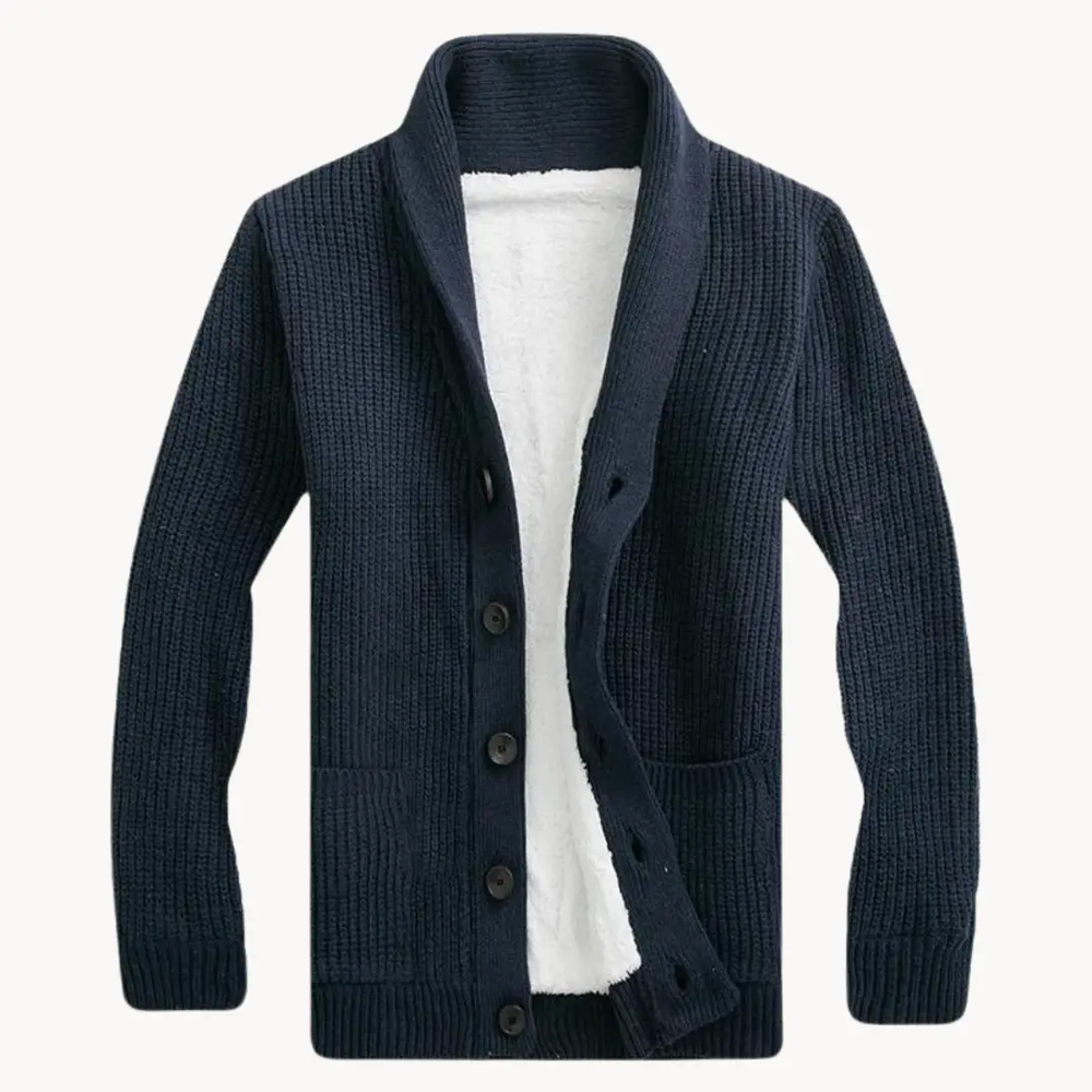 Fleece Shawl Collar - Cardigan CASA LARO