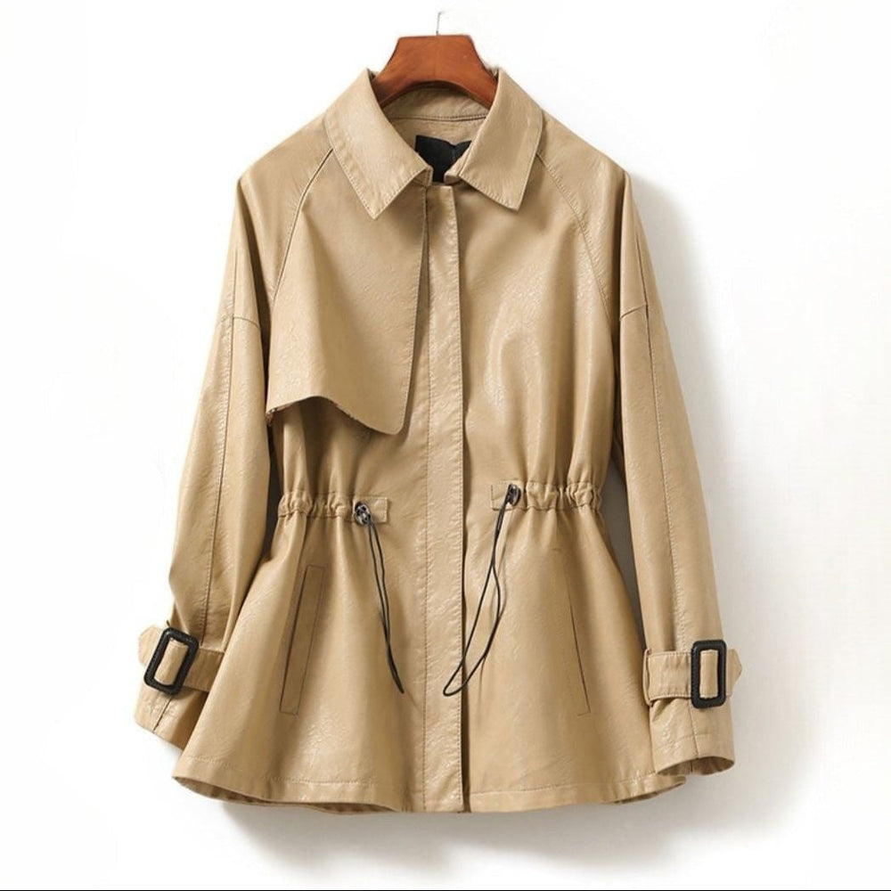 Geneva Cinched Leather - Jacket CASA LARO