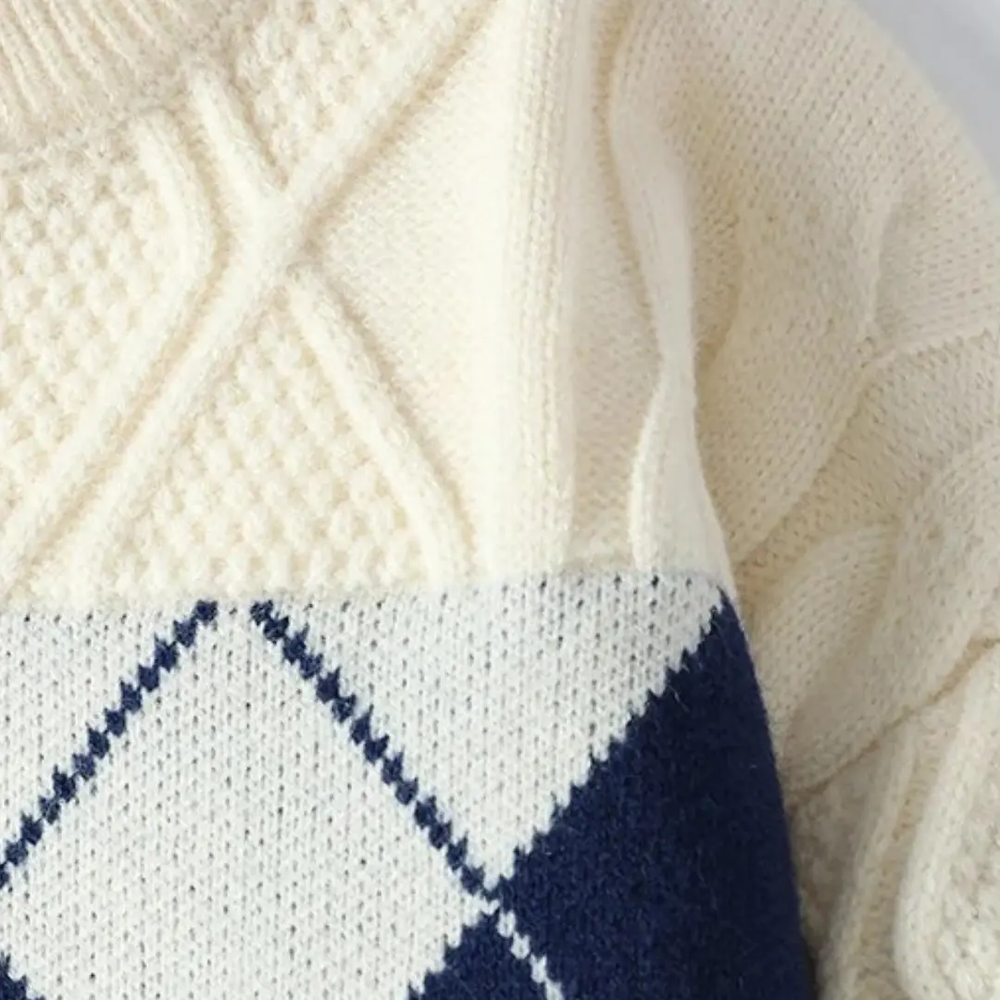 Geometric Knit - Sweater CASA LARO