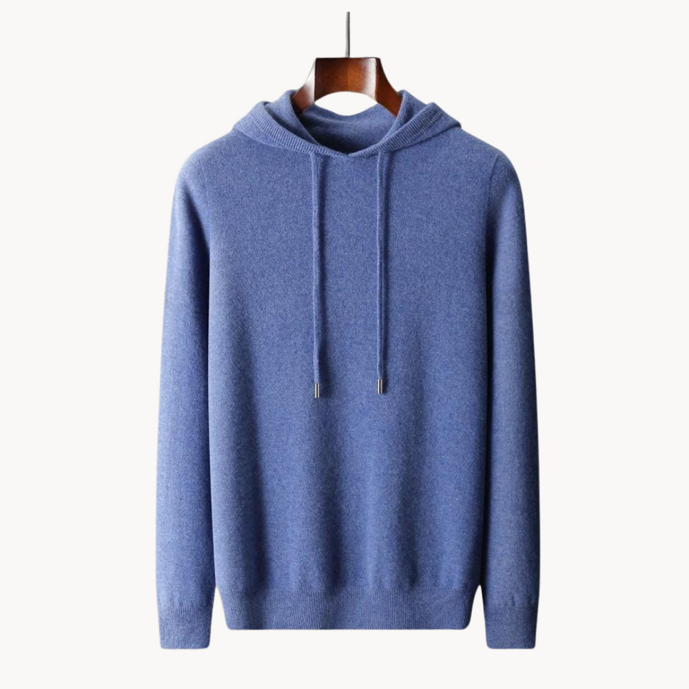 Glacier Merino Wool Hoodie - Sweater CASA LARO MEN