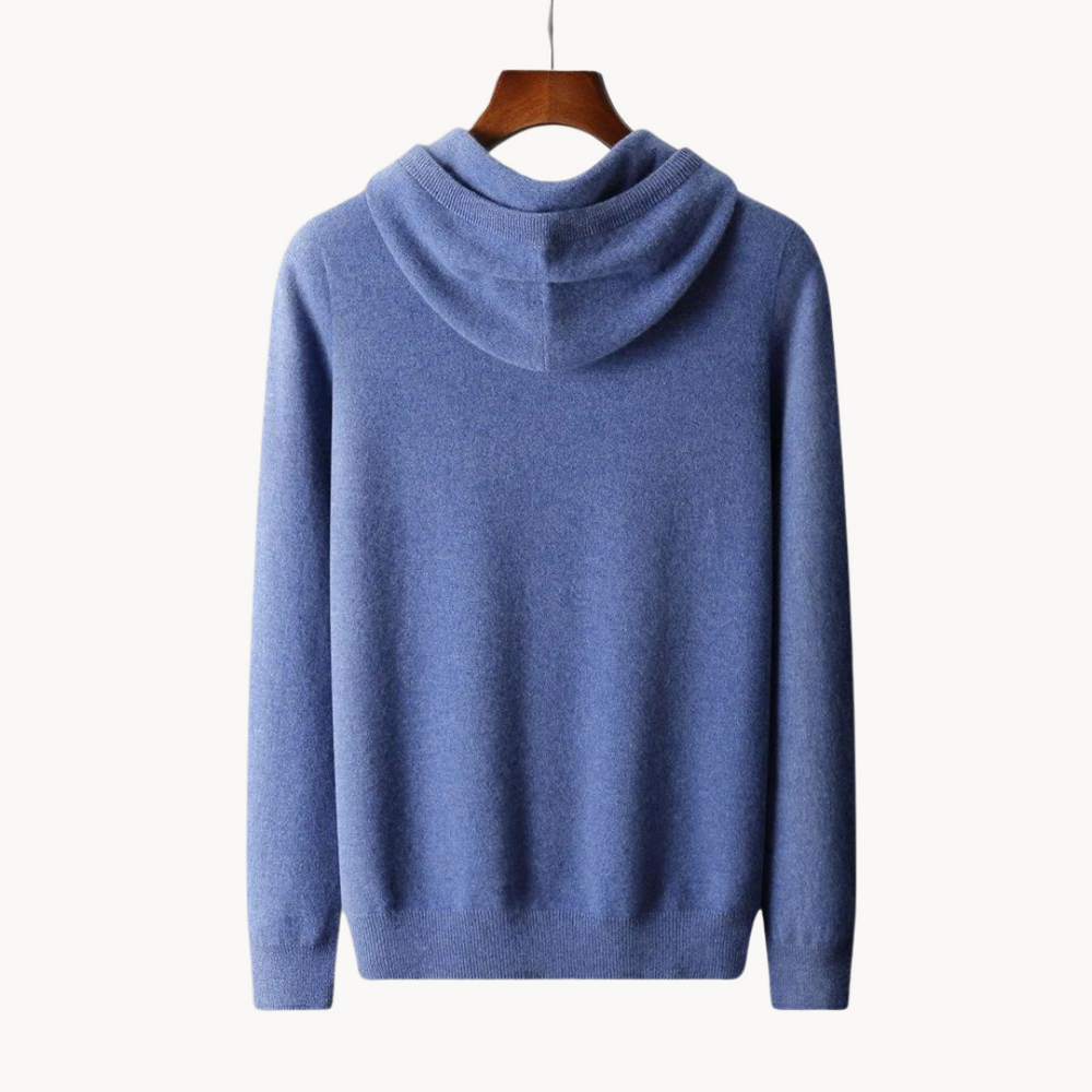 Glacier Merino Wool Hoodie - Sweater CASA LARO MEN