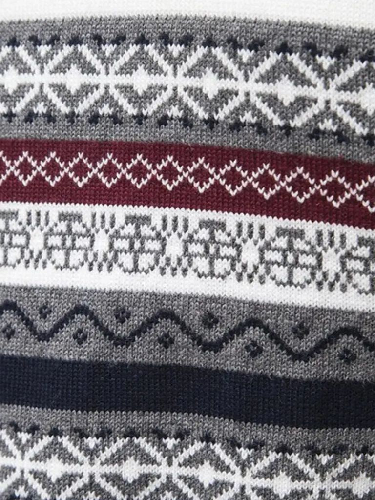 Half Zip Knit Pullover Sweater - Casa  Laro CASA LARO
