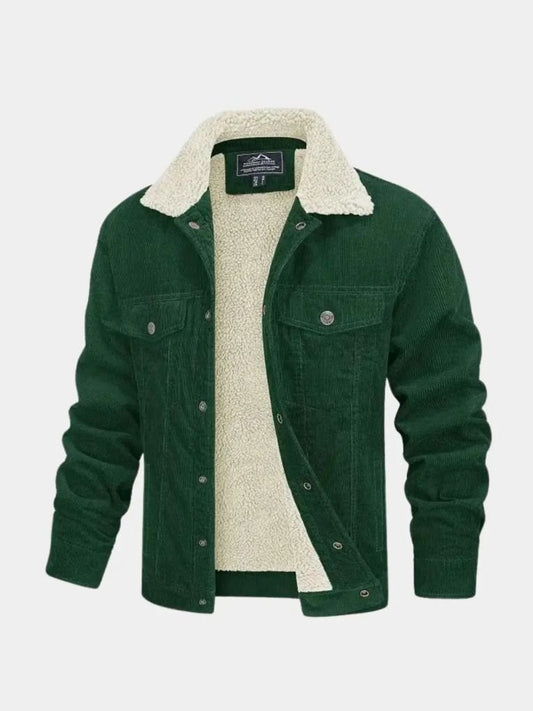 Heritage Corduroy Sherpa Jacket - Casa  Laro CASA LARO