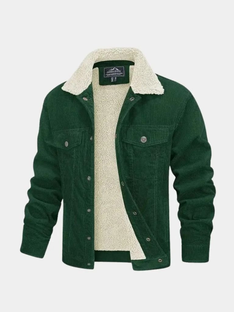 Heritage Corduroy Sherpa Jacket - Casa  Laro CASA LARO