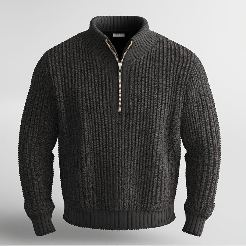Highland Knit Quarter-Zip - Sweater CASA LARO MEN