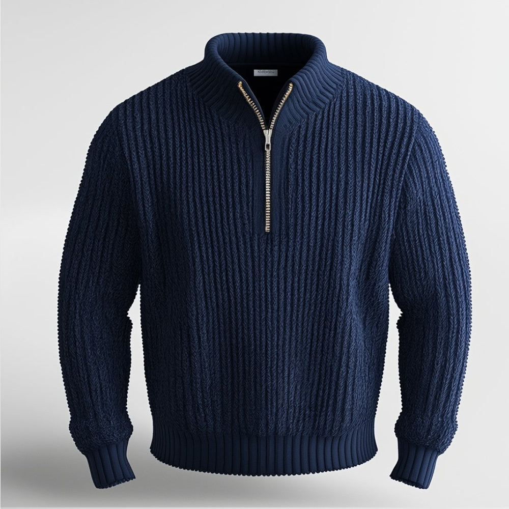 Highland Knit Quarter-Zip - Sweater CASA LARO MEN