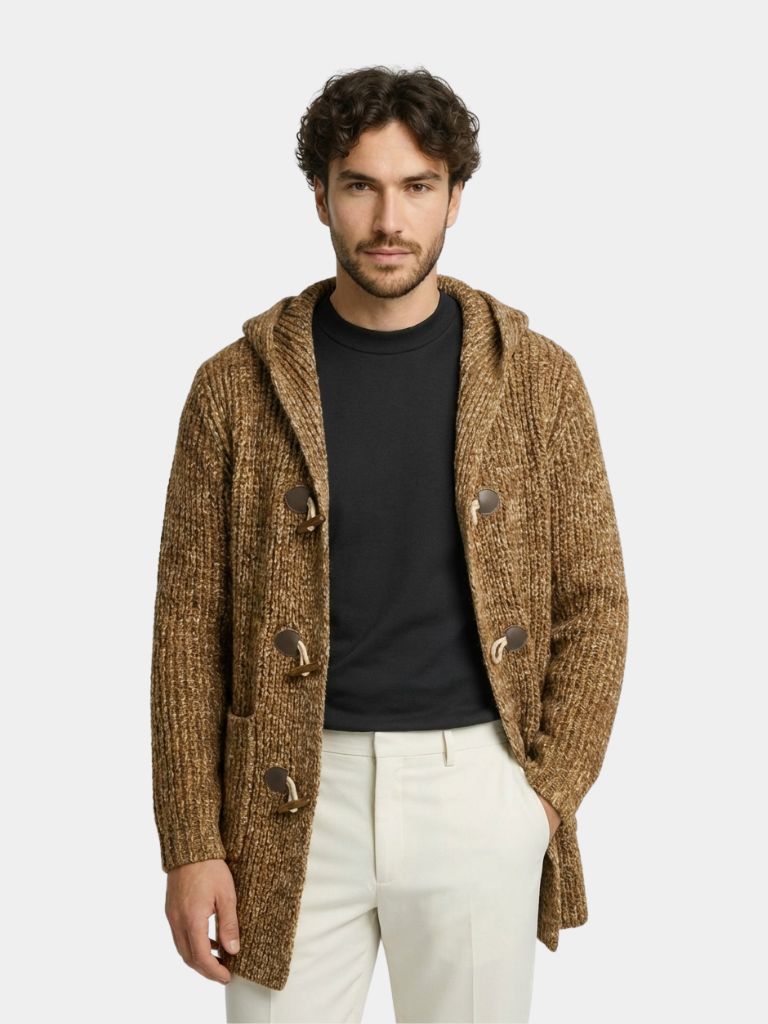Himalaya Knit Hooded Jacket - Casa  Laro CASA LARO