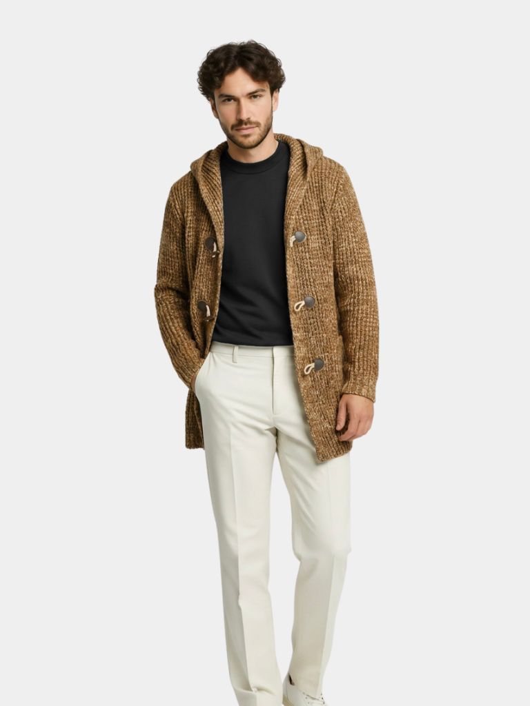 Himalaya Knit Hooded Jacket - Casa  Laro CASA LARO