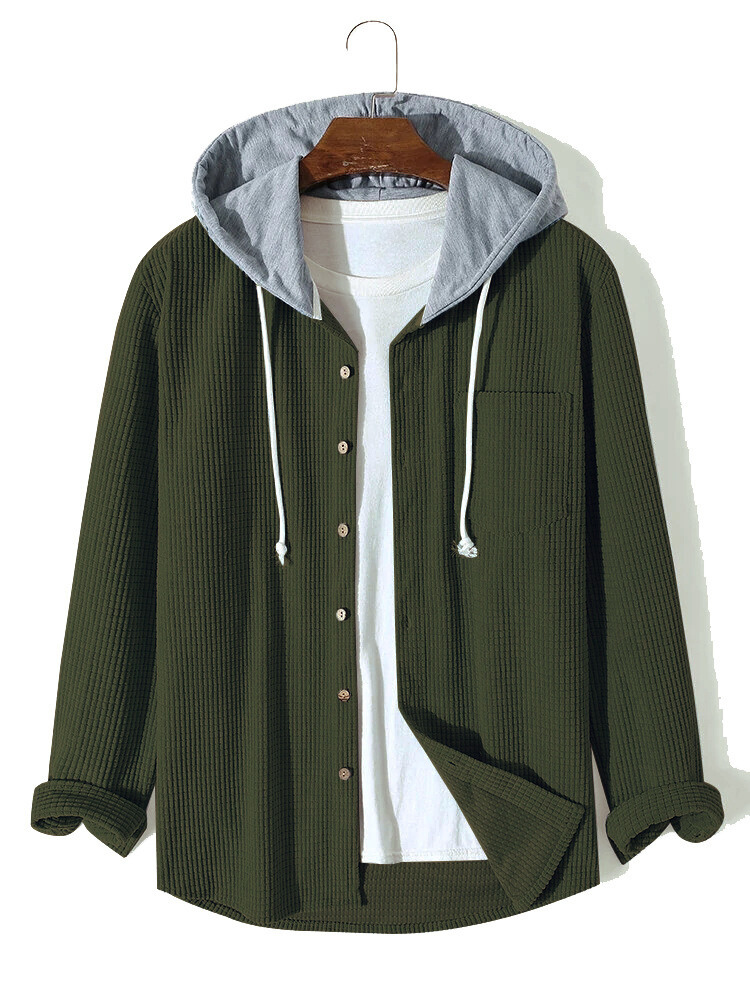 Hooded Corduroy - Jacket CASA LARO MEN