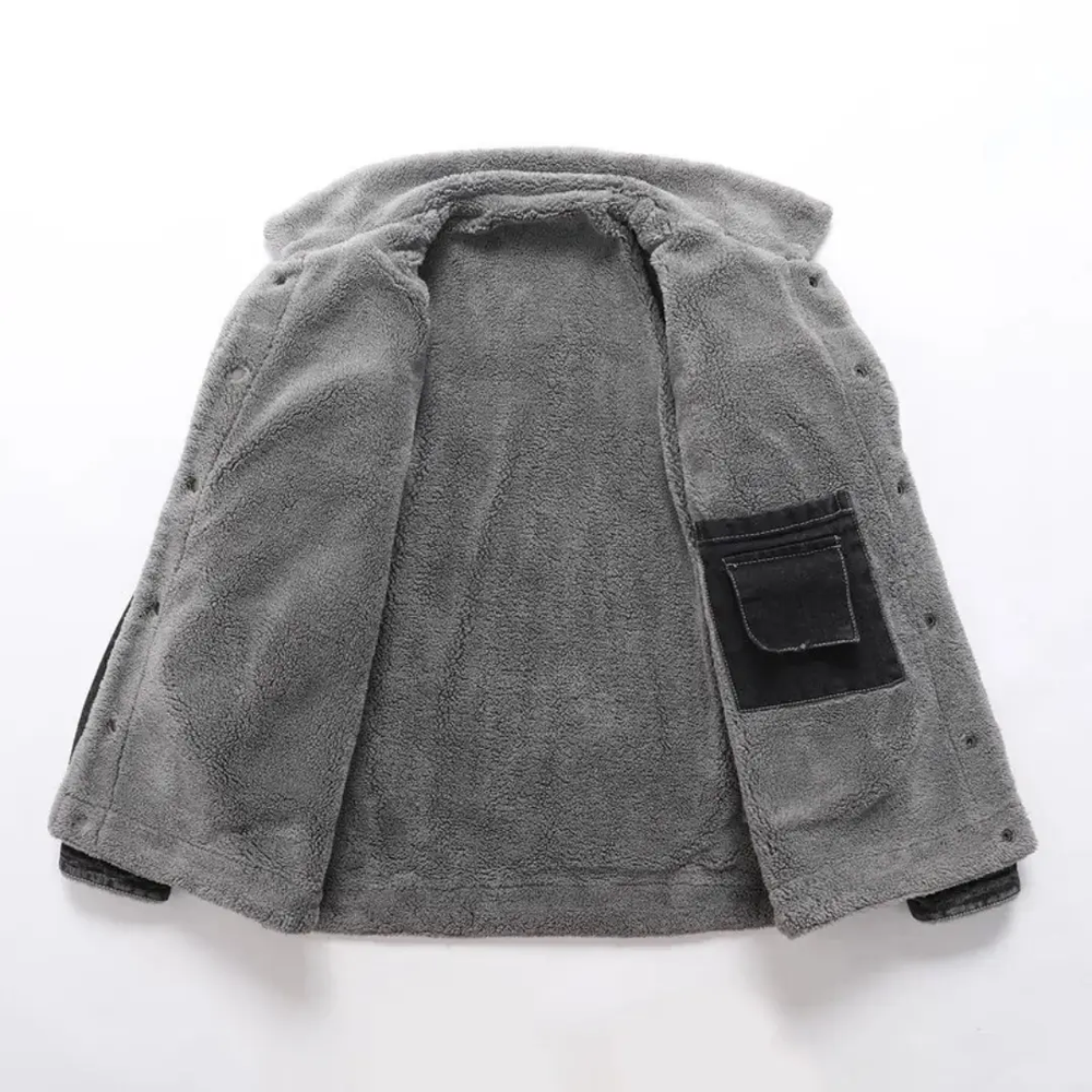 Houston Washed Blue Denim Trucker - Jacket CASA LARO