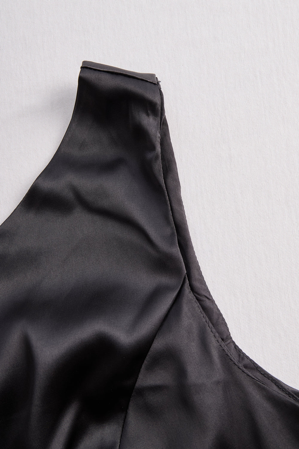 Glamorous Allure One-Shoulder Black Gown SN