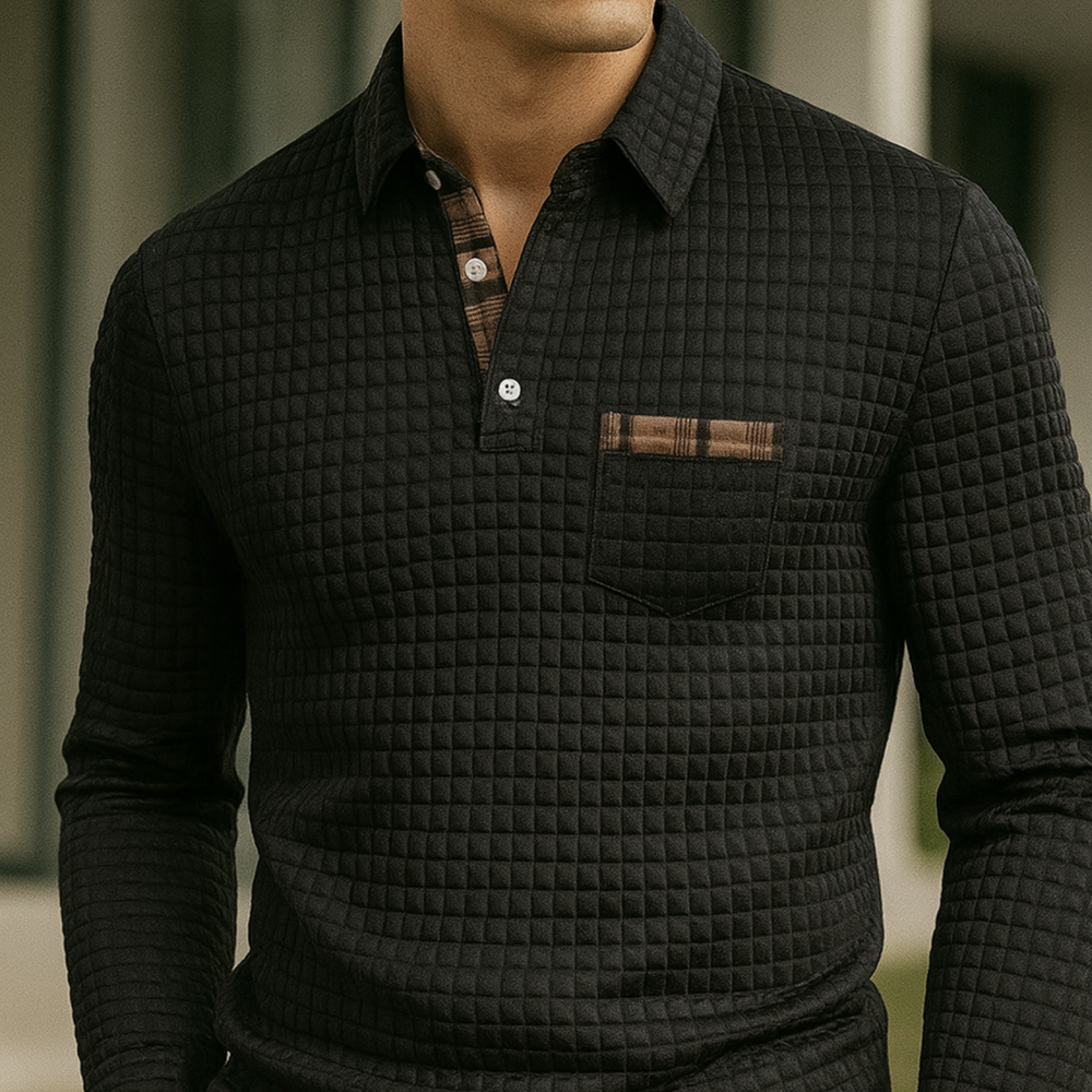 Joven - Check Pattern Polo Shirt CASA LARO MEN