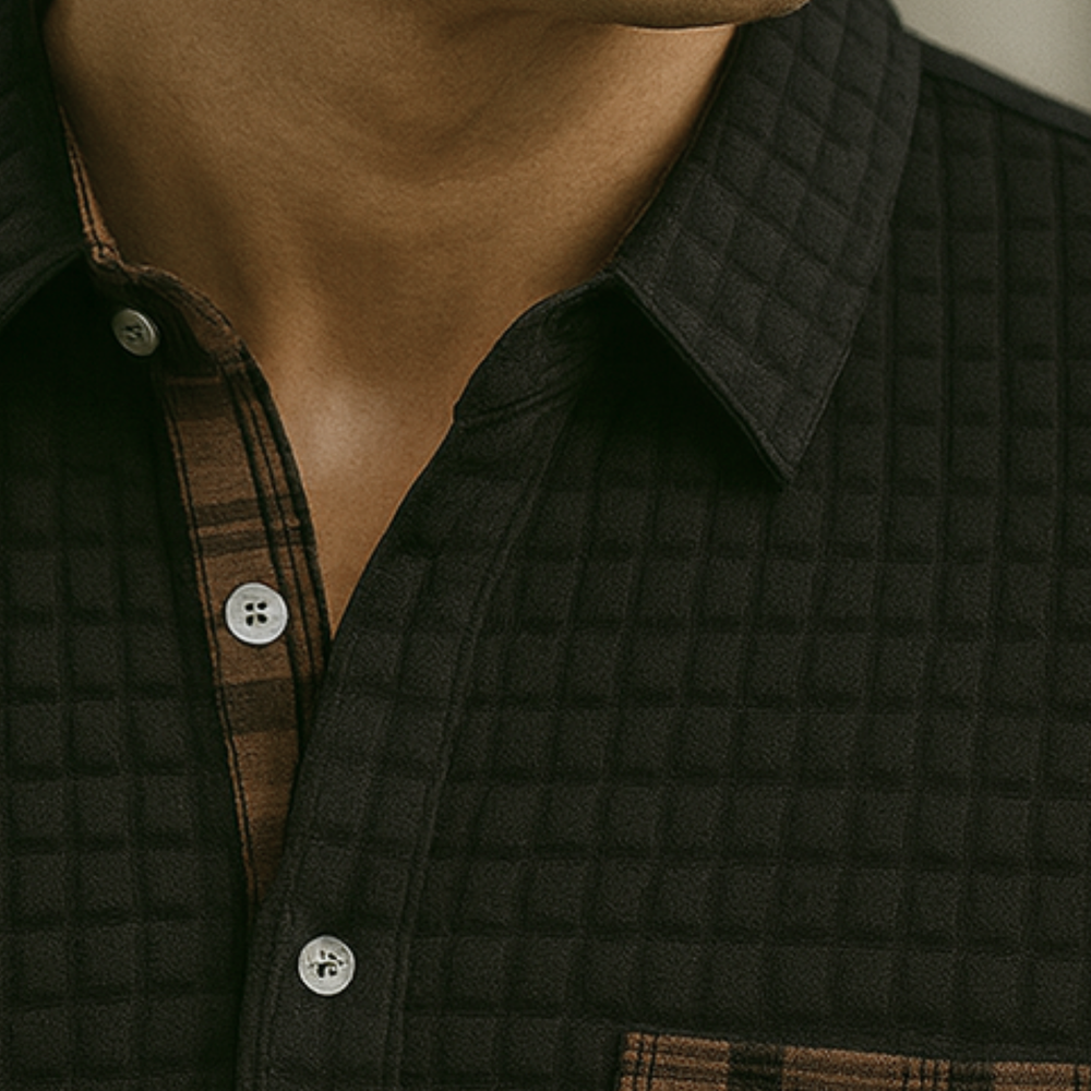 Joven - Check Pattern Polo Shirt CASA LARO MEN