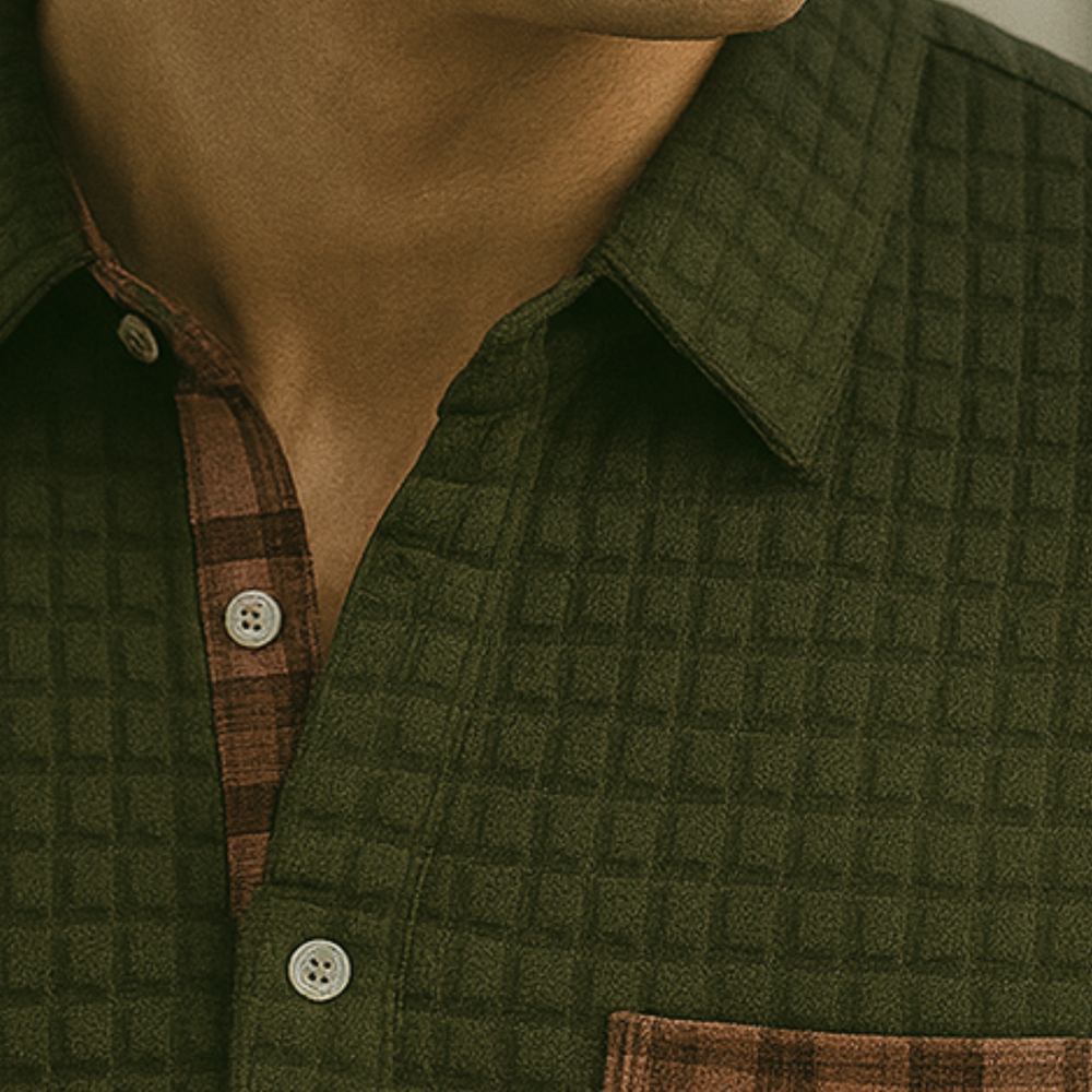 Joven - Check Pattern Polo Shirt CASA LARO MEN