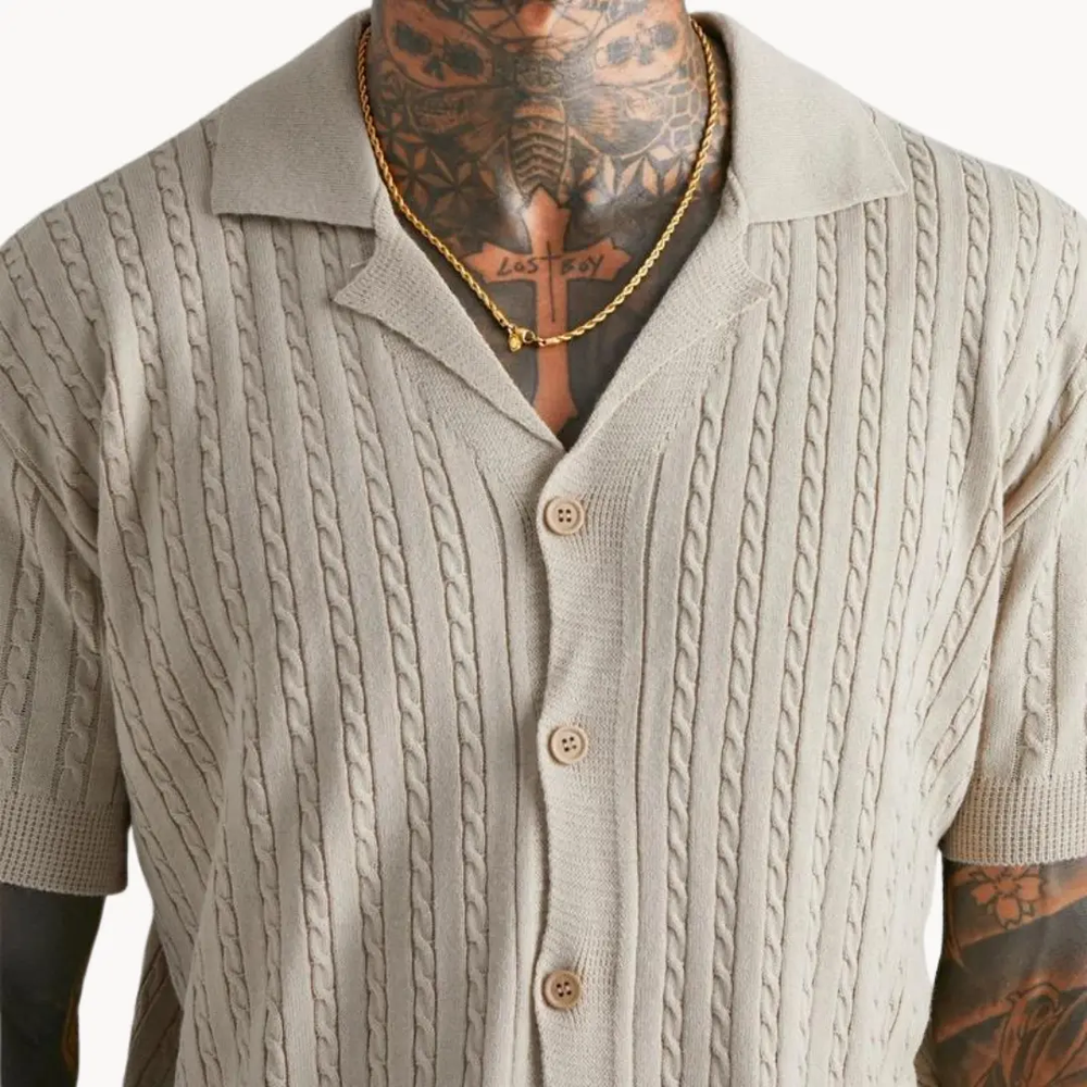 Knitted Polo - Polo Shirt CASA LARO