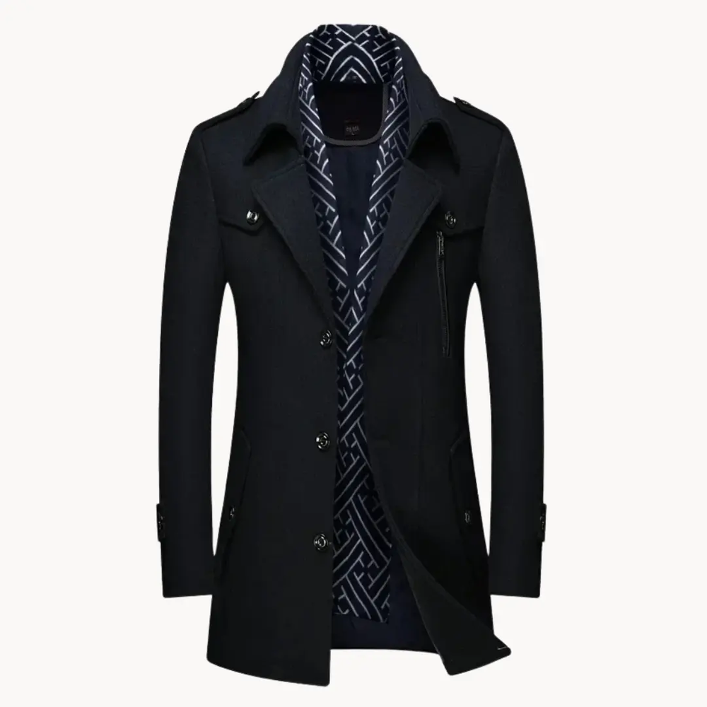 Knox Wool Overcoat - Coat CASA LARO