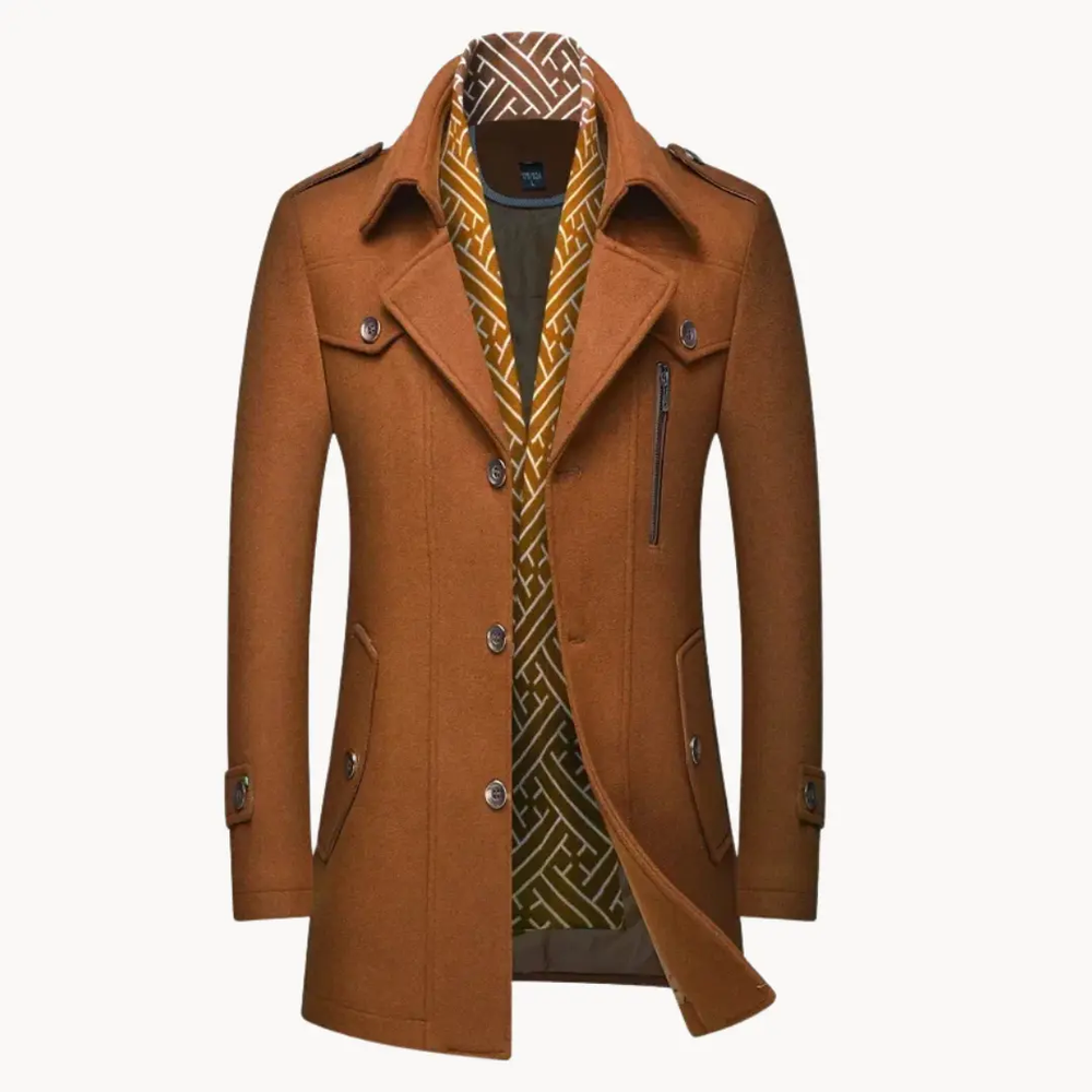 Knox Wool Overcoat - Coat CASA LARO