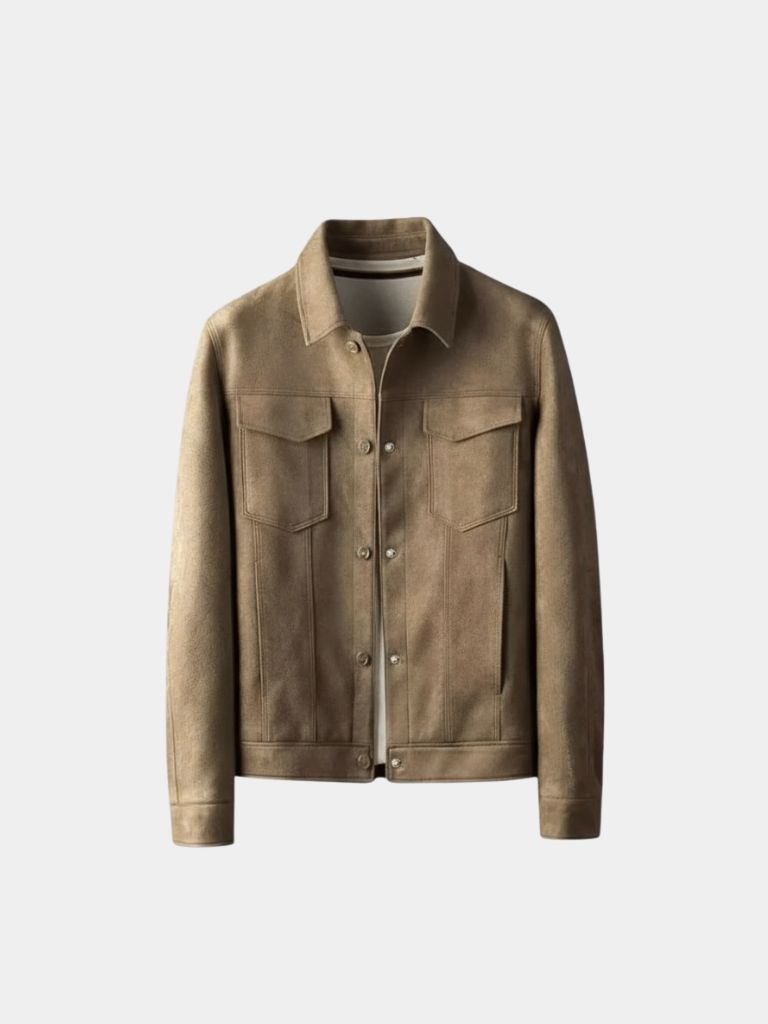 Laurent Leather Aviator Jacket - Casa  Laro CASA LARO