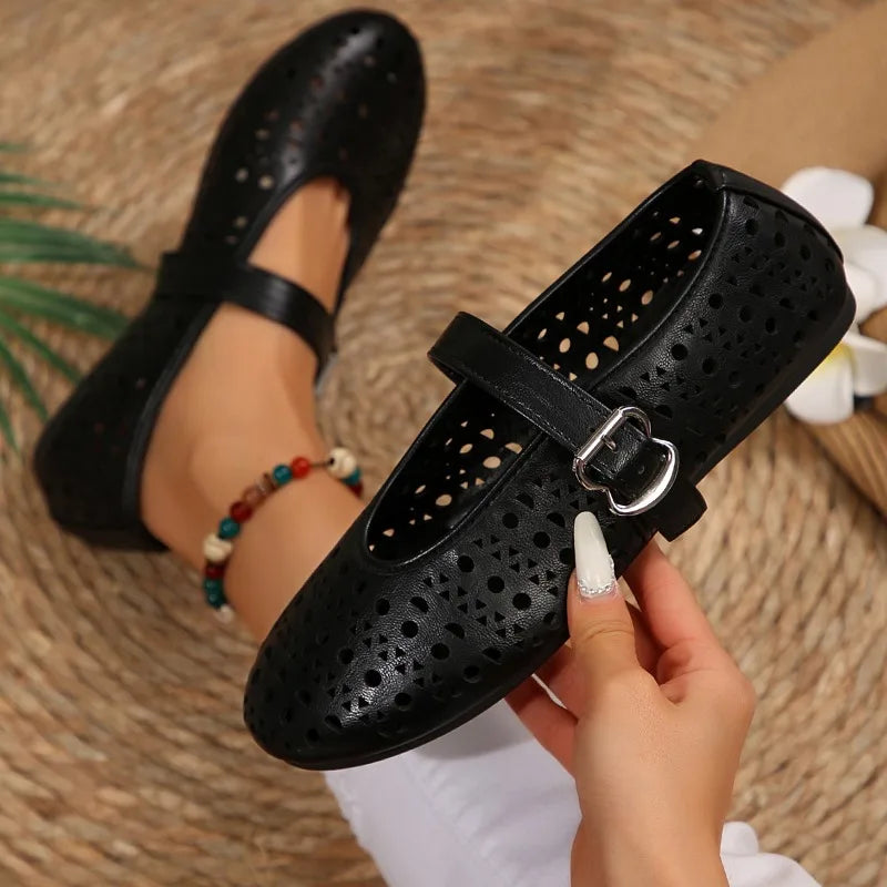 Leather Pointed Toe - Flats CASA LARO WOMEN