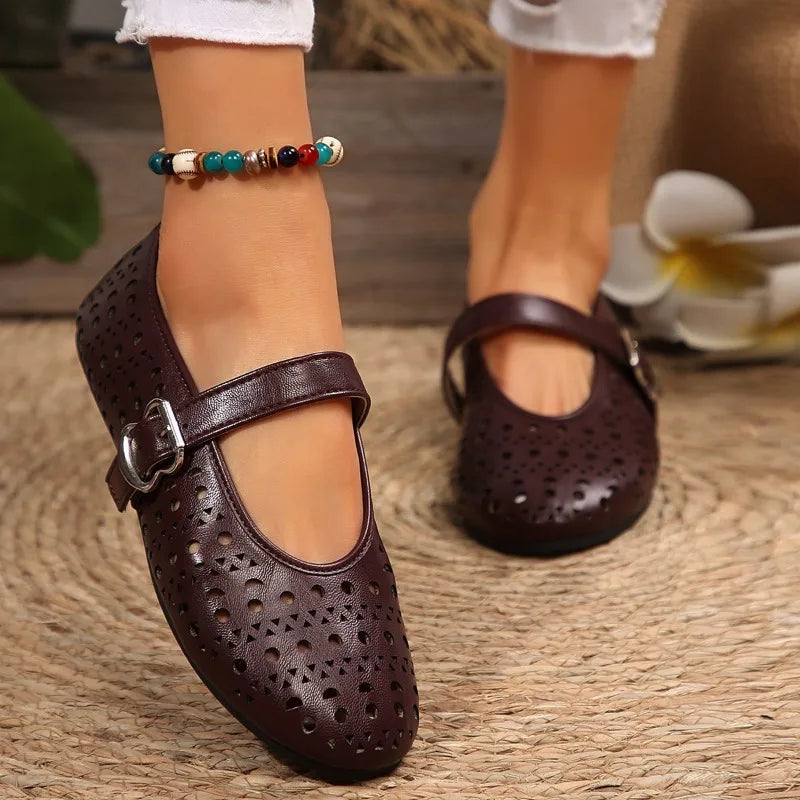 Leather Pointed Toe - Flats CASA LARO WOMEN