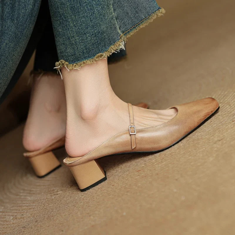 Leather Pointed Toe - Heels CASA LARO WOMEN