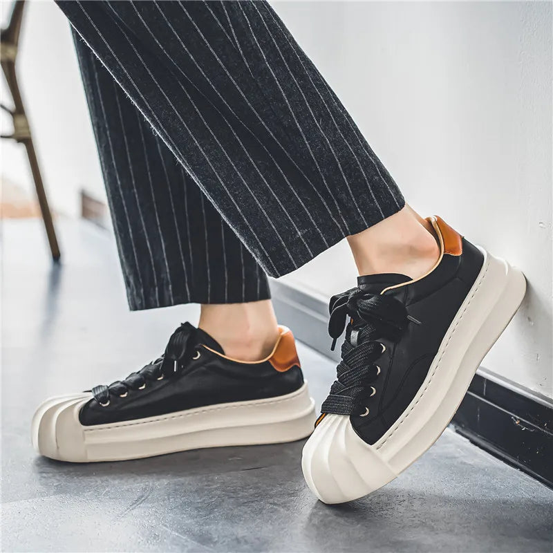 Leather Wave Sole - Sneakers CASA LARO MEN