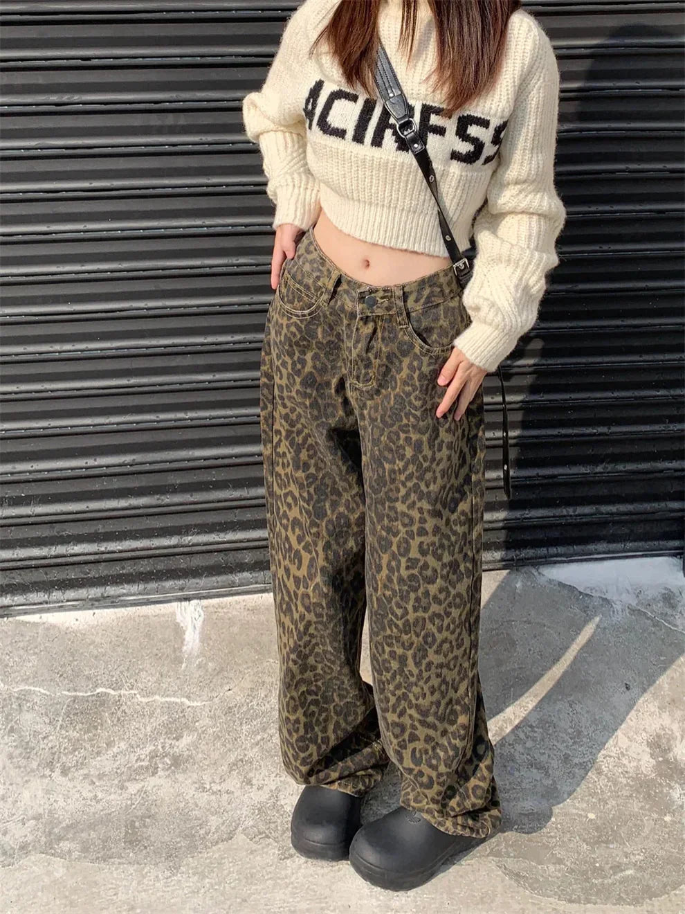 Leopard Print Denim - Jeans CASA LARO