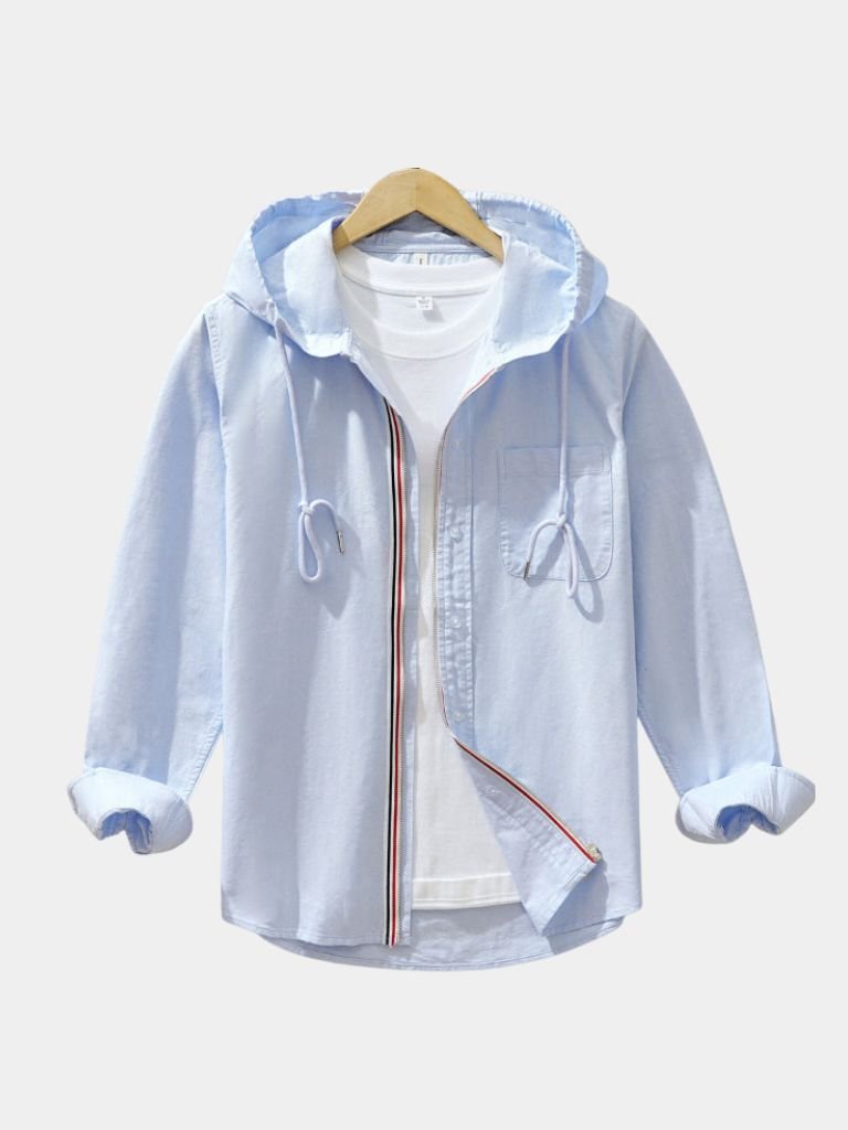 Light Covenant Linen Hooded Shirt  – Casa  Laro CASA LARO