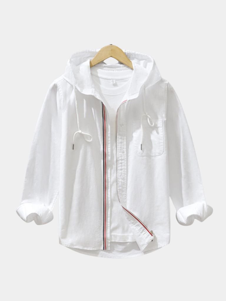 Light Covenant Linen Hooded Shirt  – Casa  Laro CASA LARO