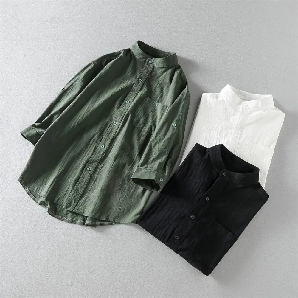 Lightweight Airy Button-Up - Shirt CASA LARO