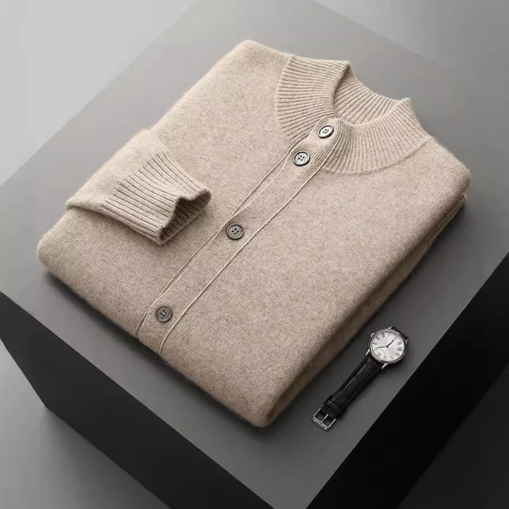 Lightweight Cashmere Knit - Cardigan CASA LARO MEN