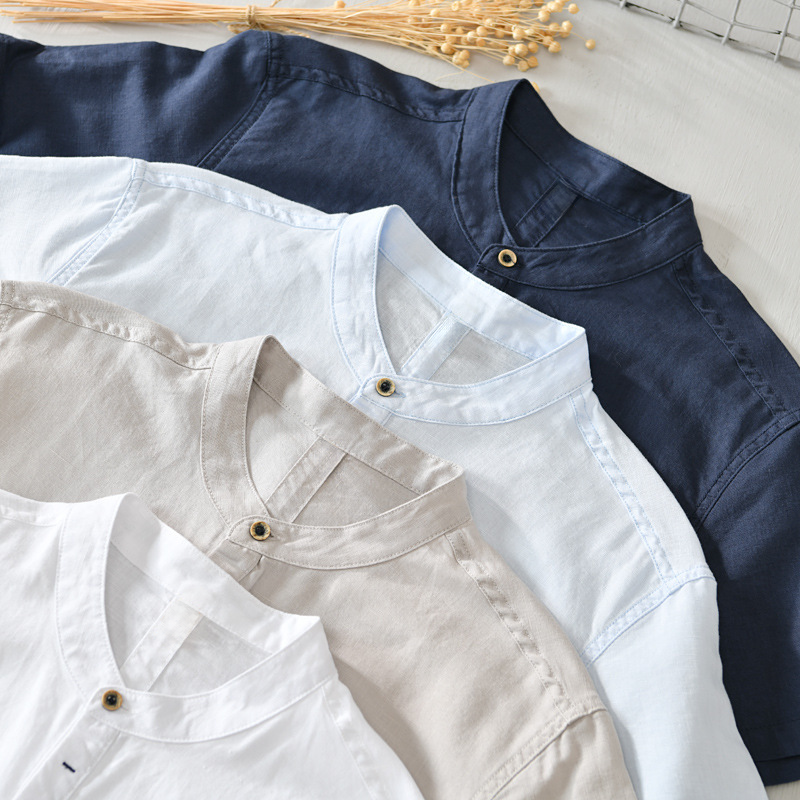 Lightweight Linen Button-Down - Shirt CASA LARO MEN