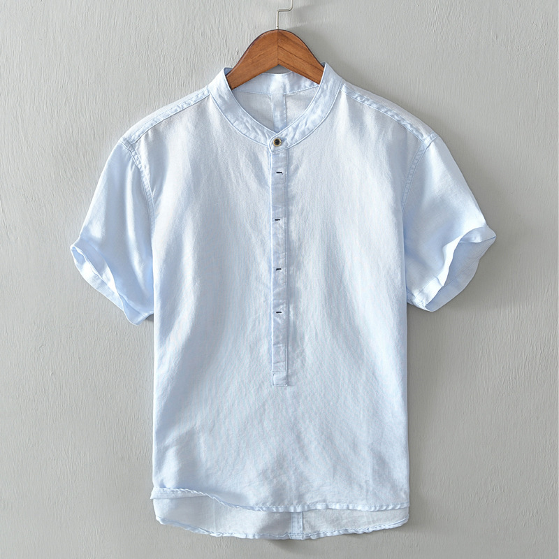 Lightweight Linen Button-Down - Shirt CASA LARO MEN