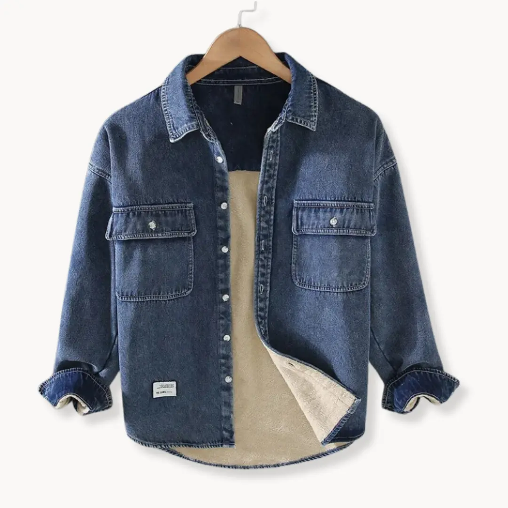 Lined Denim Button-Up - Shirt CASA LARO