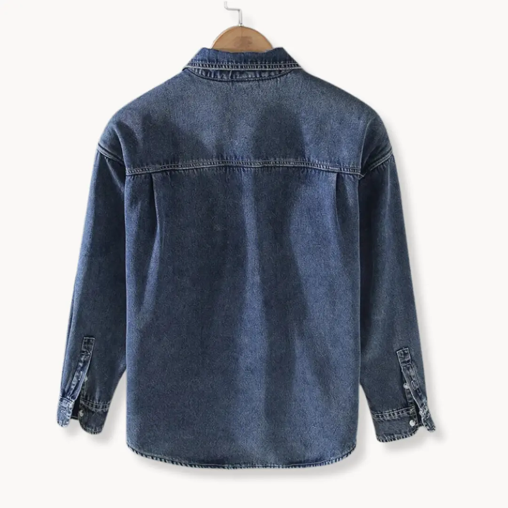Lined Denim Button-Up - Shirt CASA LARO