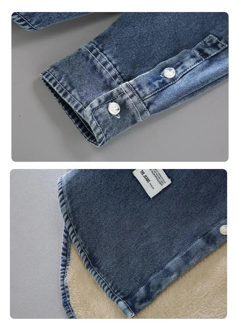 Lined Denim Button-Up - Shirt CASA LARO