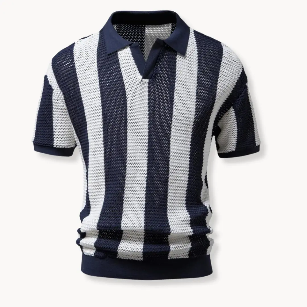 Linen-Cotton Blend - Polo Shirt CASA LARO