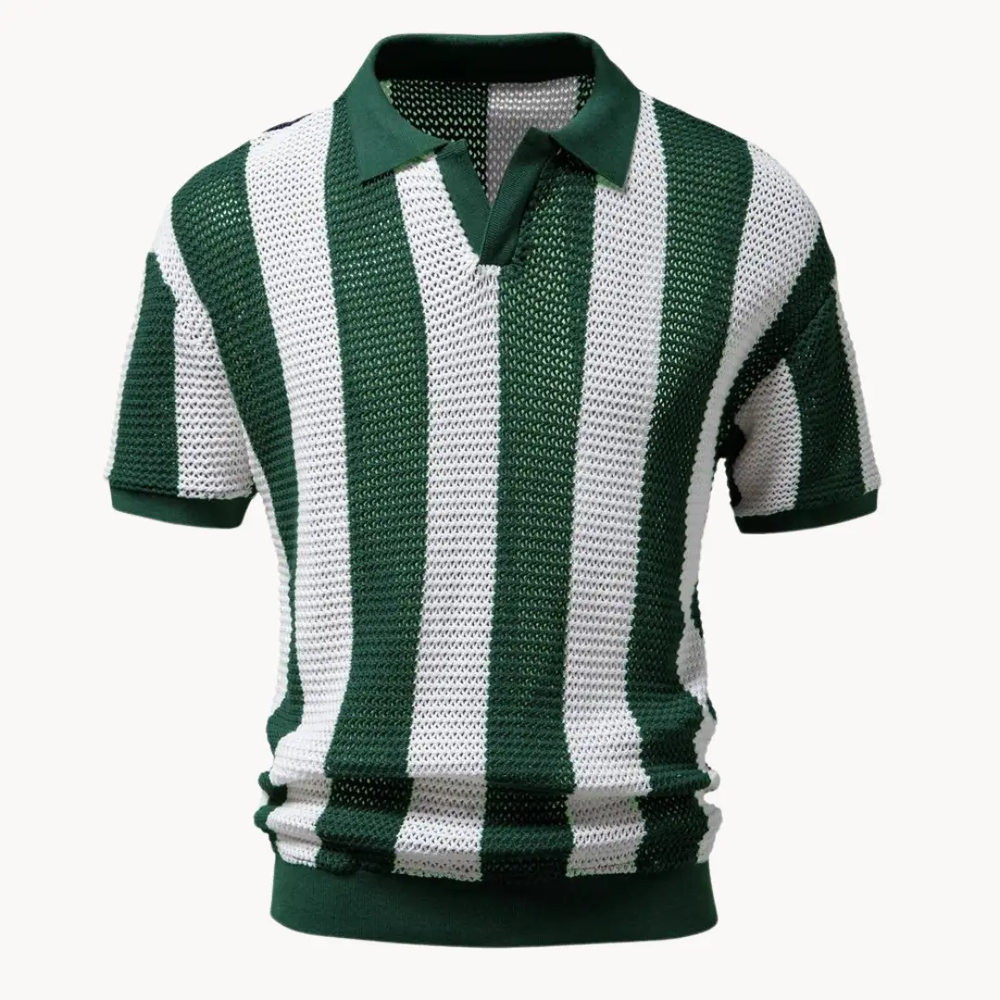 Linen-Cotton Blend - Polo Shirt CASA LARO