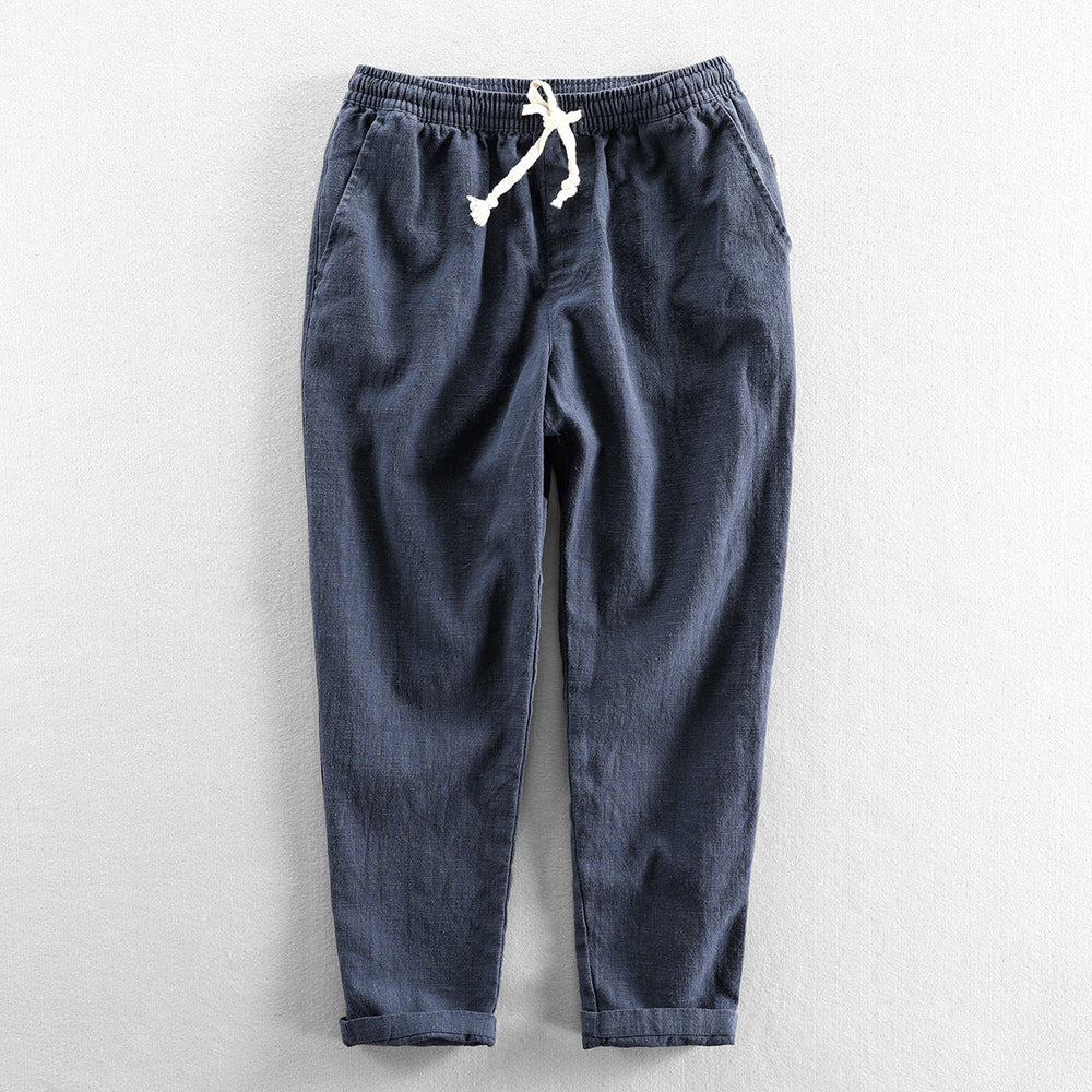 Linen Tailored Straight-Leg - Trousers CASA LARO MEN